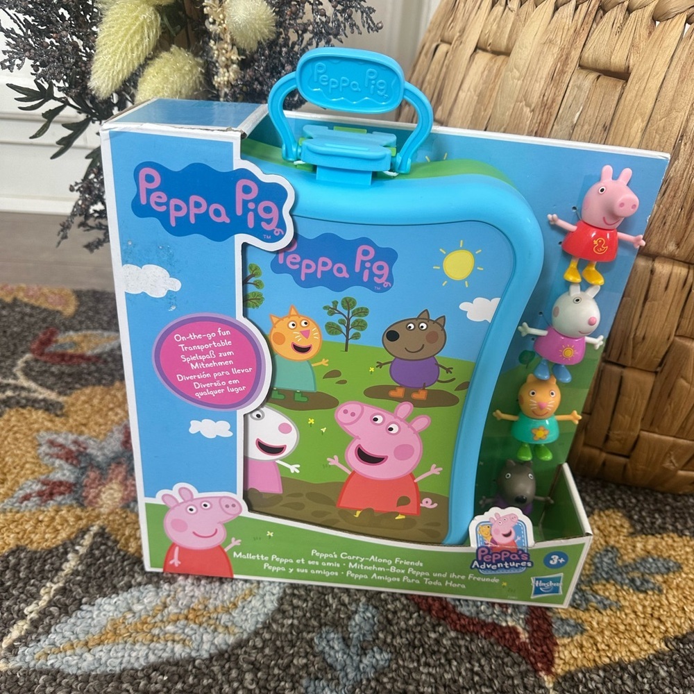 New Peppa Pig Adventure Travel Carry Along Friends and Case Limited Edition Set - Picture 5 of 15